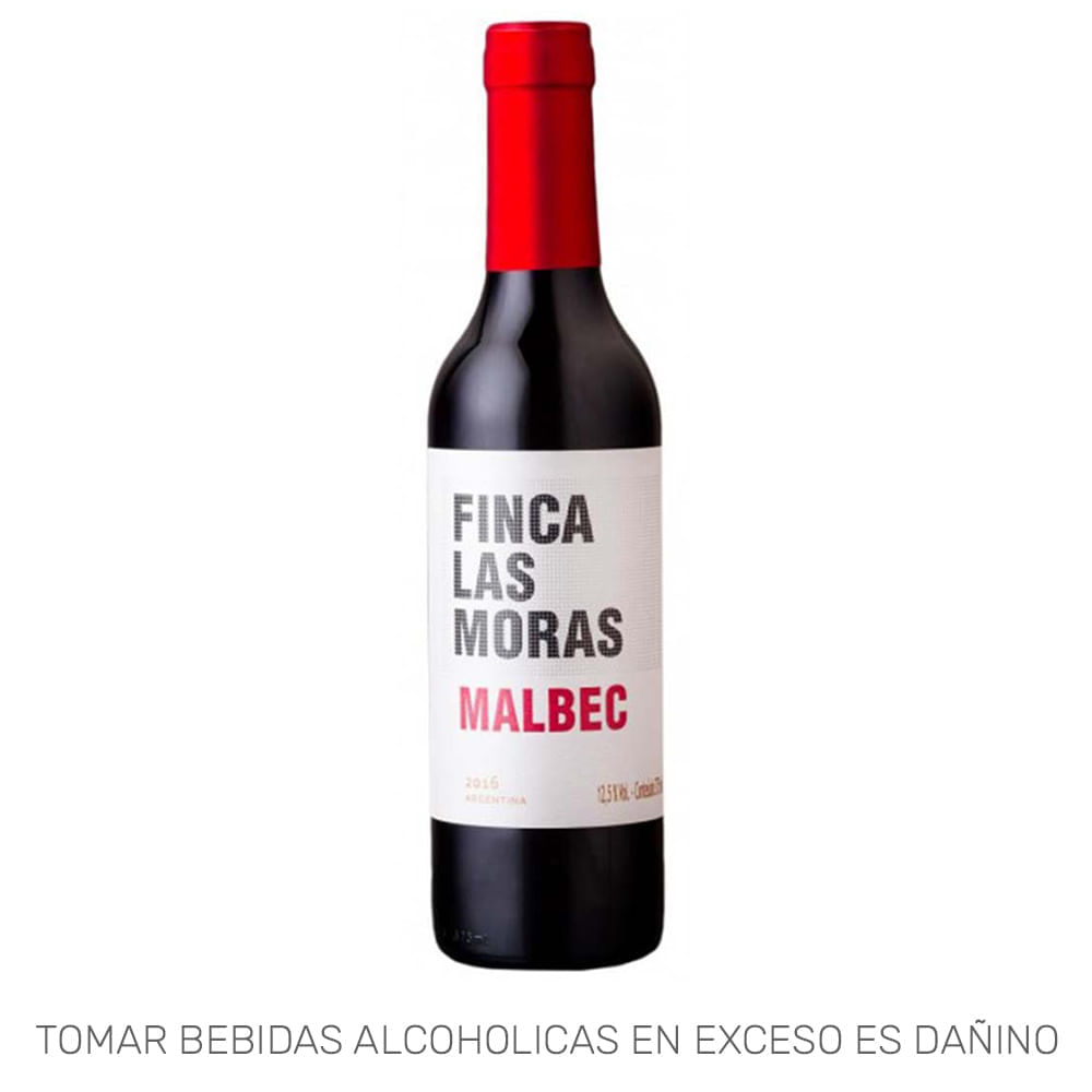 Vino Tinto FINCA LAS MORAS Malbec Botella 375ml