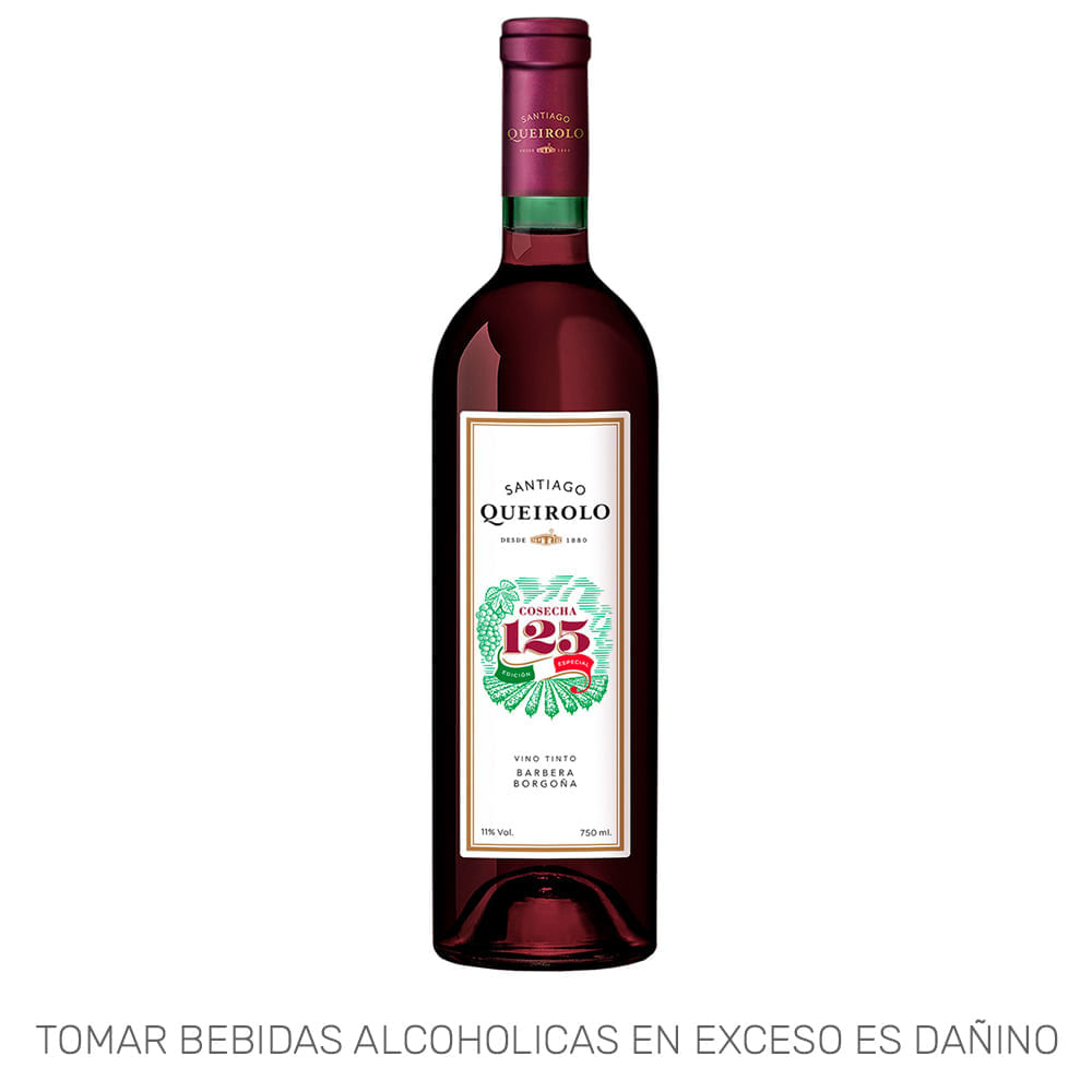 Vino Tinto SANTIAGO QUEIROLO Borgoña Botella 750ml