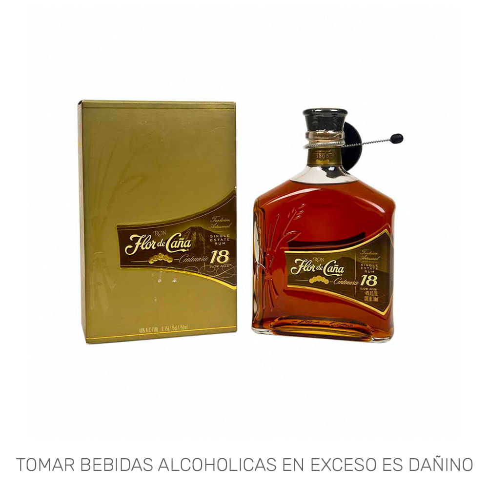 Ron FLOR DE CAÑA 18 Años Botella 750ml