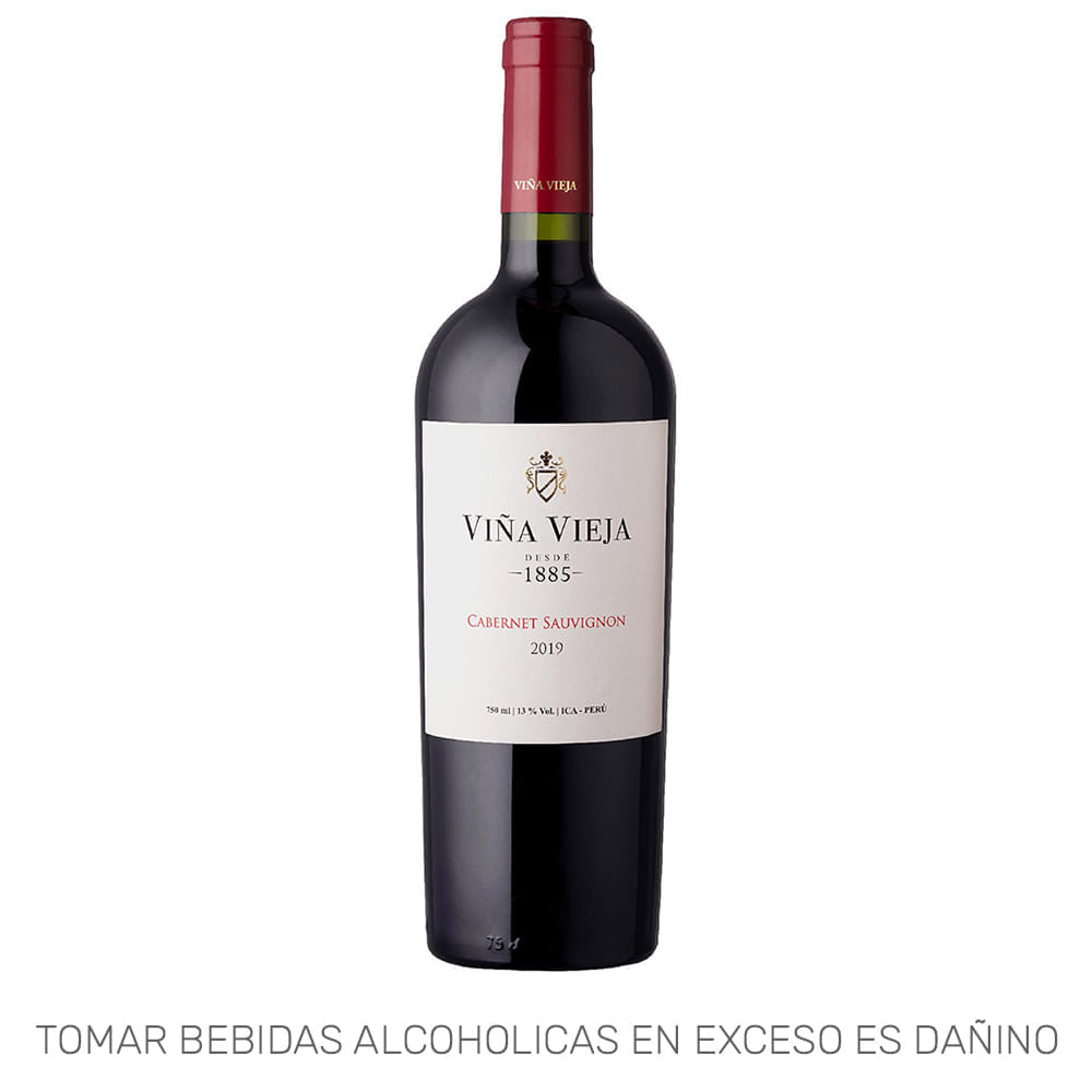 Vino Tinto VIÑA VIEJA Cabernet Sauvignon Botella 750ml Vino Tinto VIÑA VIEJA Cabernet Sauvignon Botella 750ml