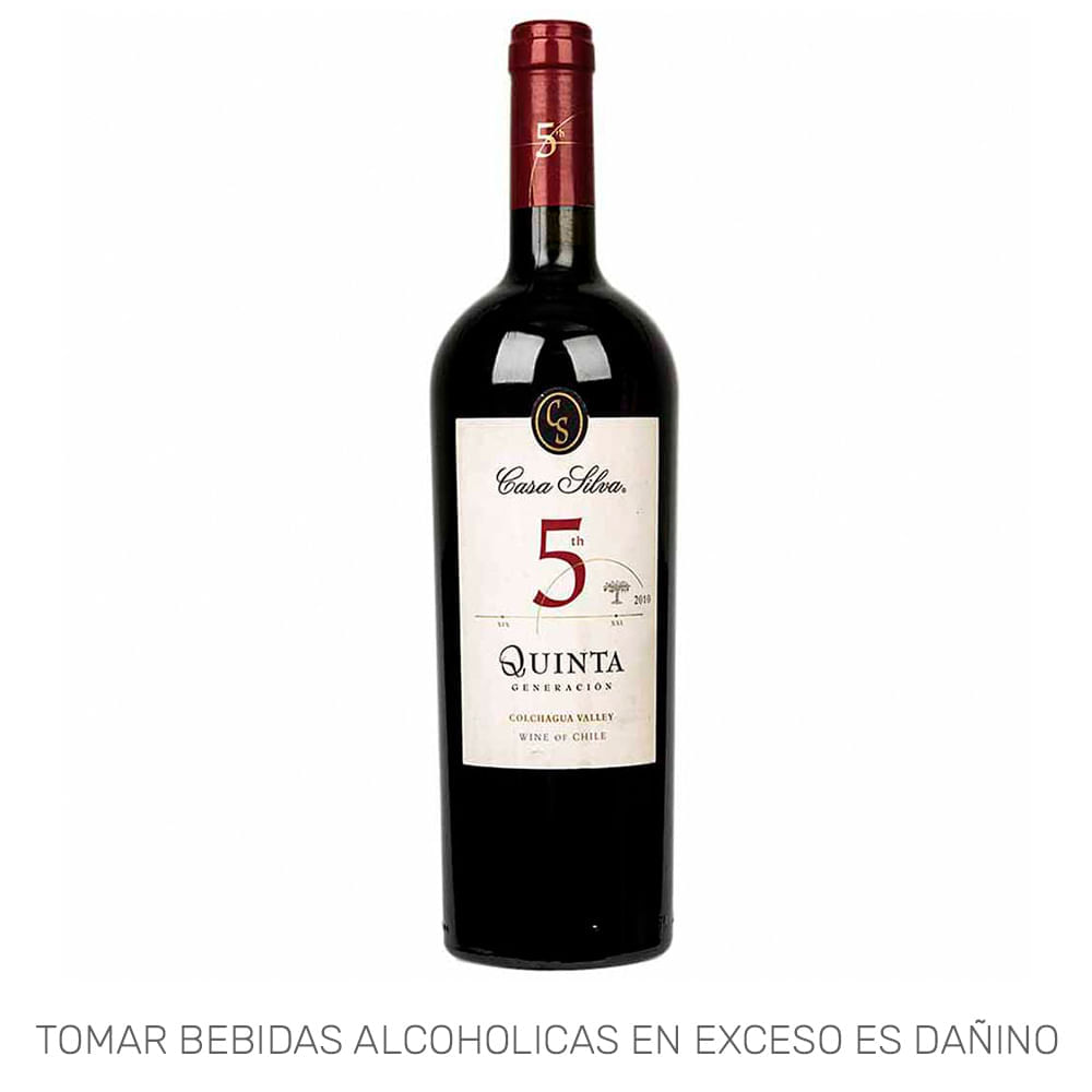 Vino Tinto CASA SILVA Quinta Generación Botella 750ml