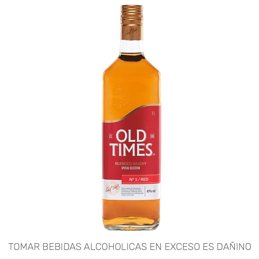 Whisky OLD TIMES Red Botella 1L
