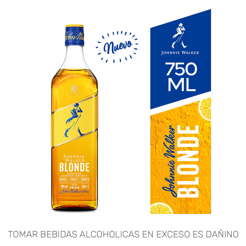 Whisky JOHNNIE WALKER Blonde Botella 750ml