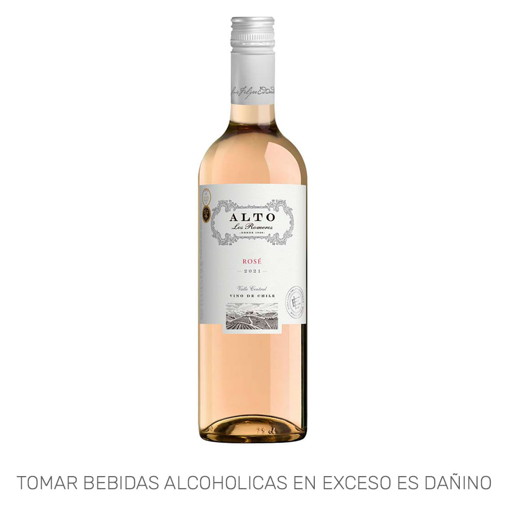 Vino Rosé ALTO LOS ROMEROS Botella 750ml