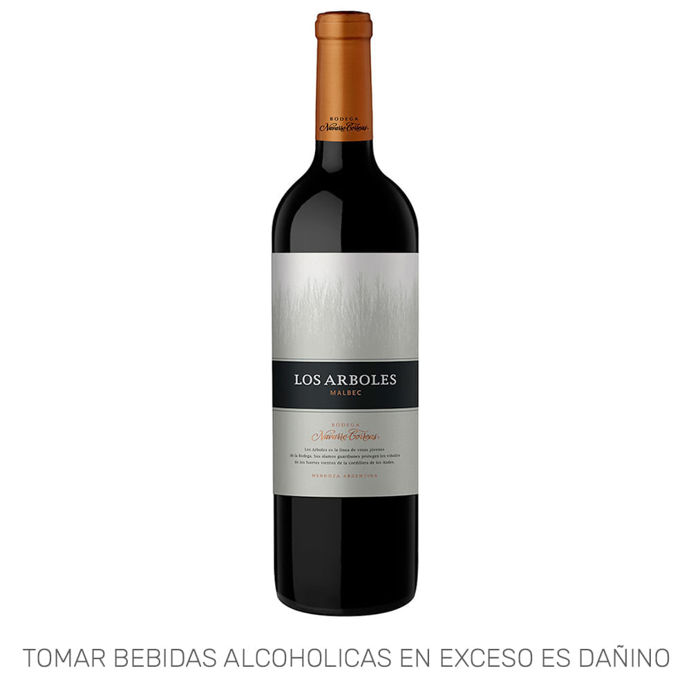 Vino Tinto NAVARRO CORREAS Los Árboles Malbec Botella 750ml Vino Tinto NAVARRO CORREAS Los Árboles Malbec Botella 750ml