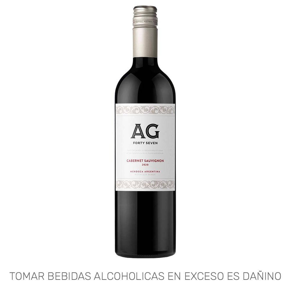 Vino Tinto AG 47 Cabernet Sauvignon Botella 750ml