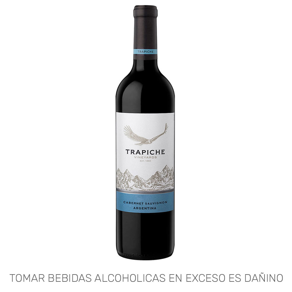 Vino Tinto TRAPICHE Vineyards Cabernet Sauvignon Botella 750Ml