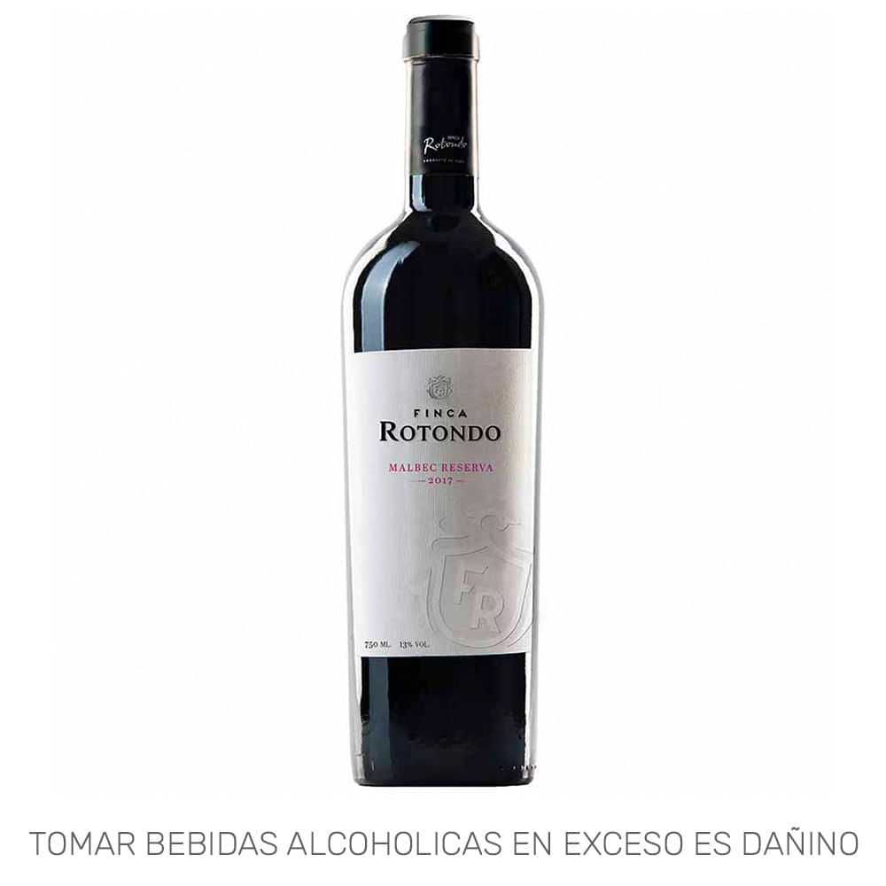 Vino Tinto FINCA ROTONDO Malbec Reserva Botella 750ml
