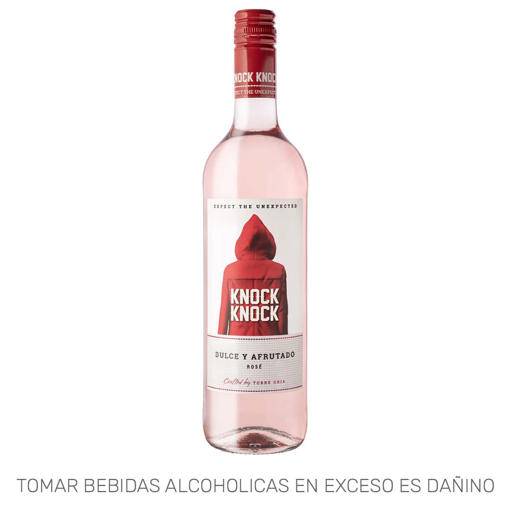 Vino Rosé KNOCK KNOCK Botella 750ml