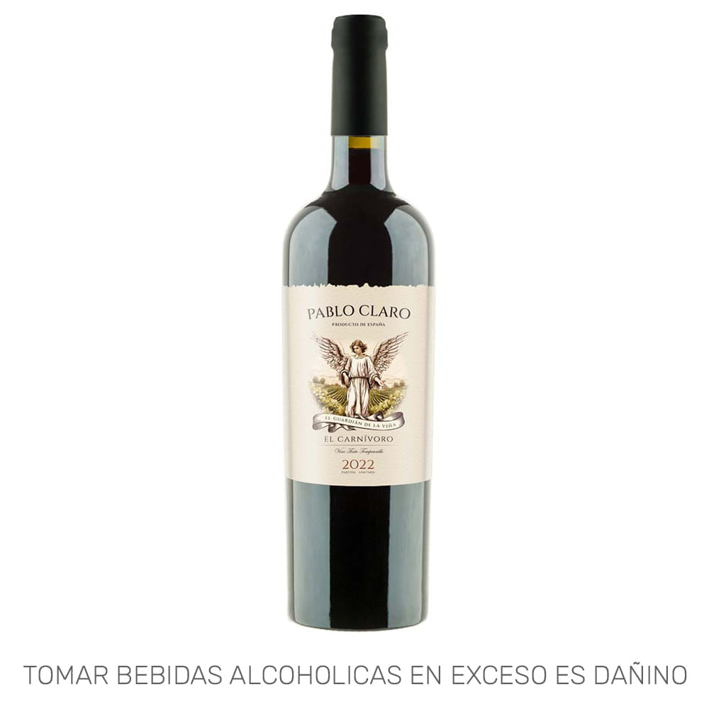 Vino Tinto PABLO CLARO Tempranillo Botella 750ml