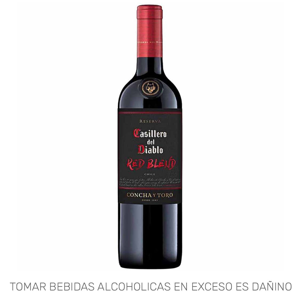 Vino Tinto CASILLERO DEL DIABLO Red Blend Reserva Botella 750ml