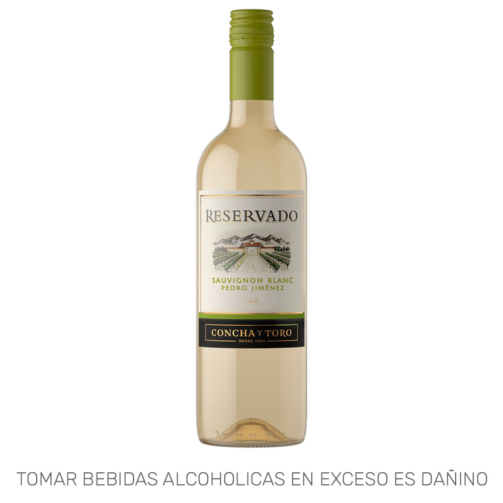 Vino Blanco CONCHA Y TORO Reservado Sauvignon Blanc Botella 750ml