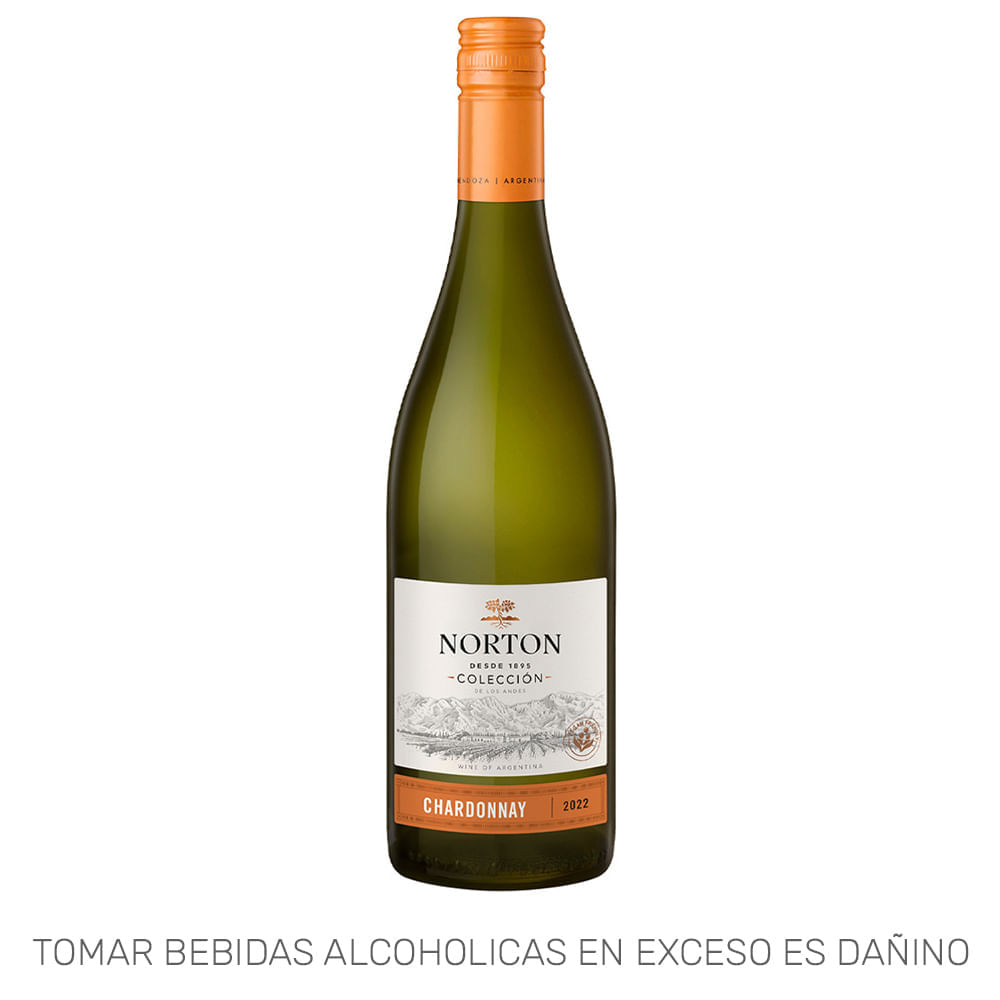 Vino Blanco NORTON Colección Chardonnay Botella 750ml