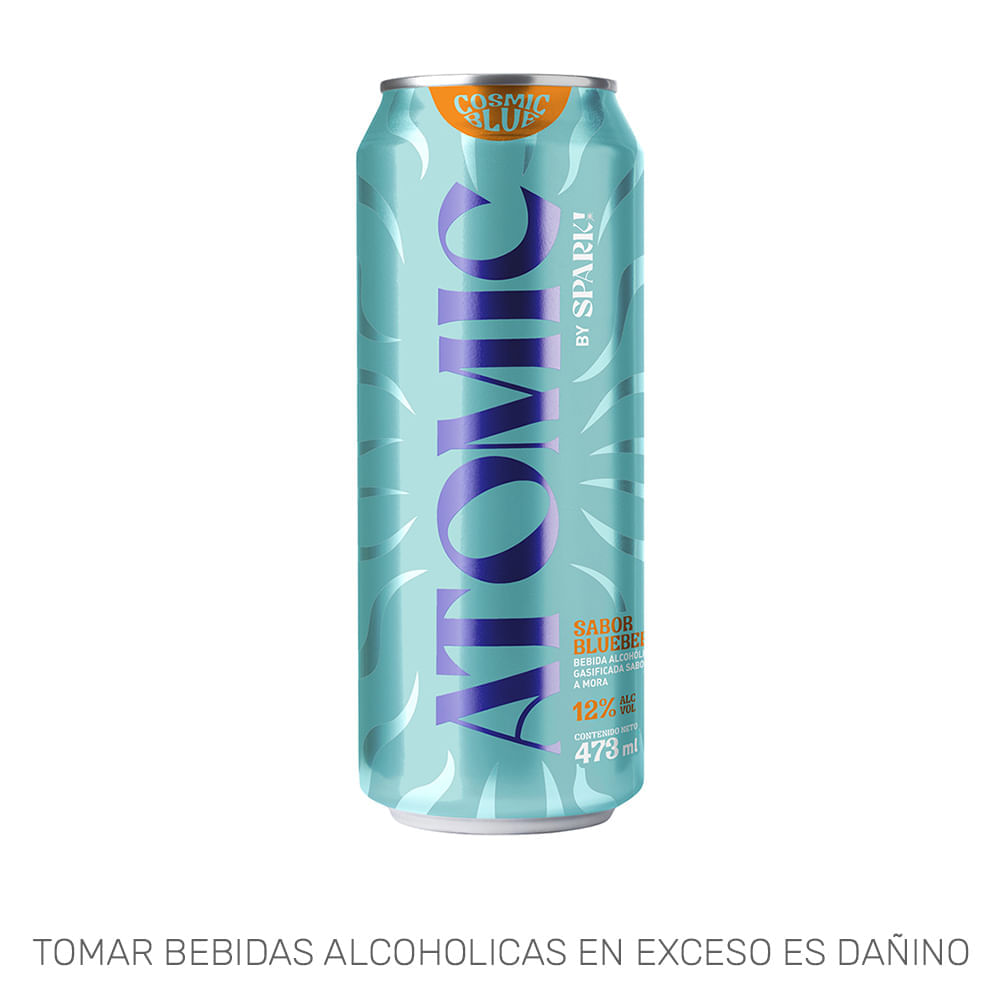 Ready To Drink (RTD) ATOMIC Spark Blue Berry Lata 473ml