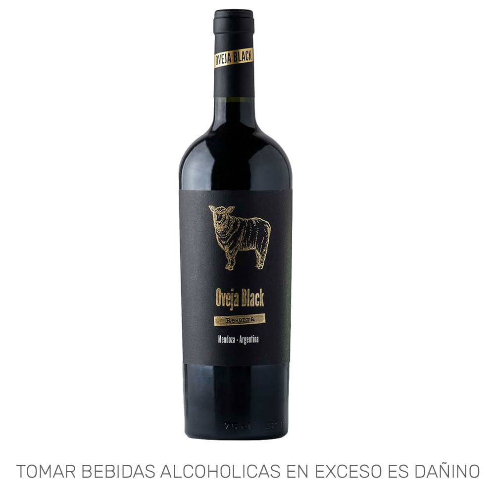 Vino Tinto OVEJA BLACK Malbec Botella 750ml Vino Tinto OVEJA BLACK Malbec Botella 750ml