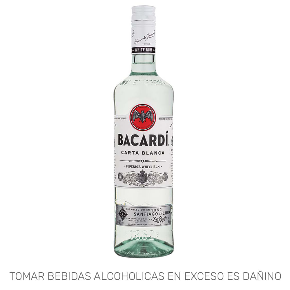 Ron BACARDÍ Carta Blanca Botella 700ml
