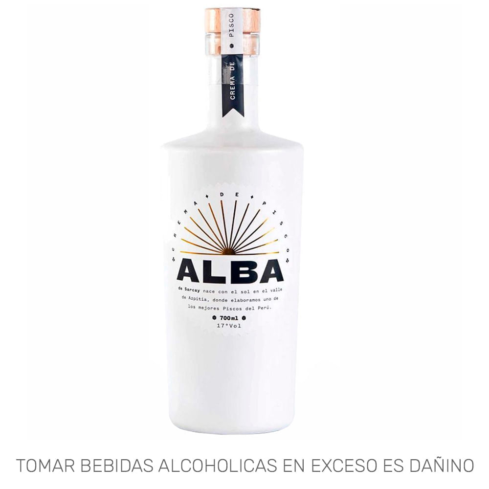 Licor de Crema SARCAY Pisco Botella 700ml Licor de Crema SARCAY Pisco Botella 700ml