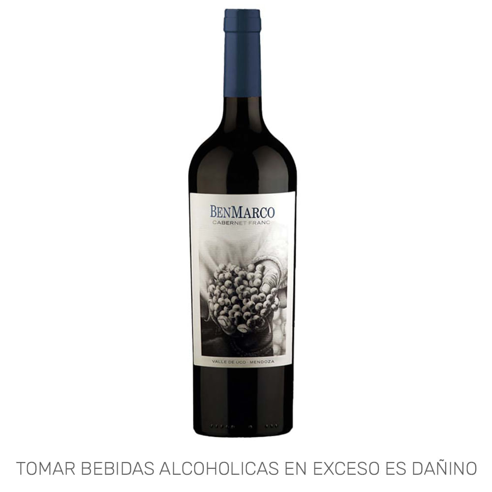Vino Tinto BENMARCO Cabernet Franc Botella 750ml