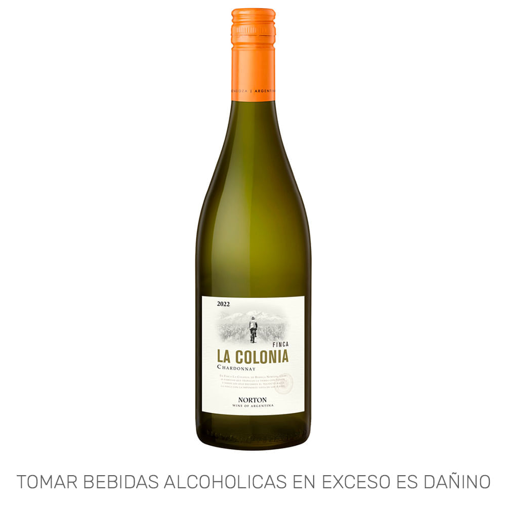 Vino Blanco FINCA LA COLONIA Chardonnay Botella 750ml Vino Blanco FINCA LA COLONIA Chardonnay Botella 750ml