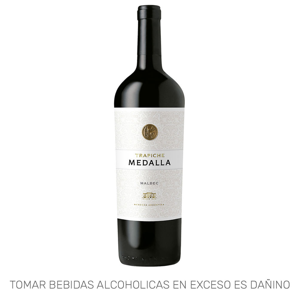 Vino Tinto TRAPICHE Medalla Malbec Botella 750ml