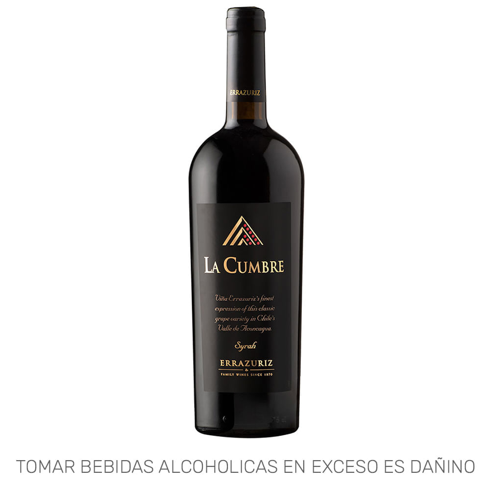 Vino Tinto ERRAZURIZ LA CUMBRE Syrah Botella 750ml