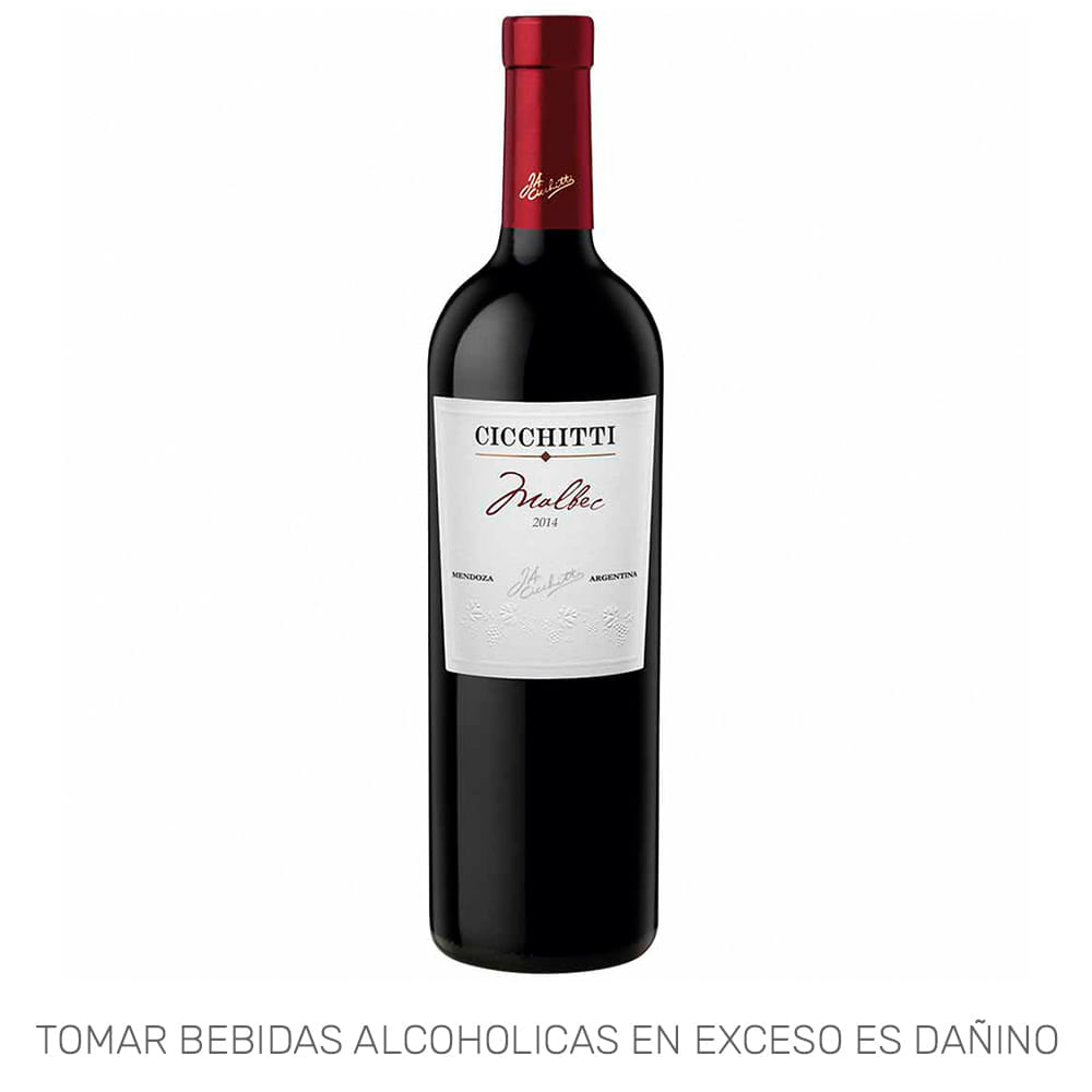 Vino Tinto CICCHITTI Malbec Botella 750ml Vino Tinto CICCHITTI Malbec Botella 750ml