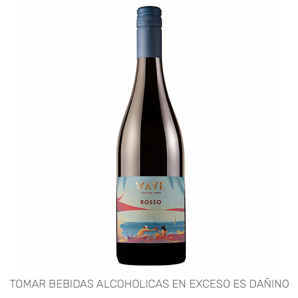 Vino Tinto Rosso WAVE Botella 750ml