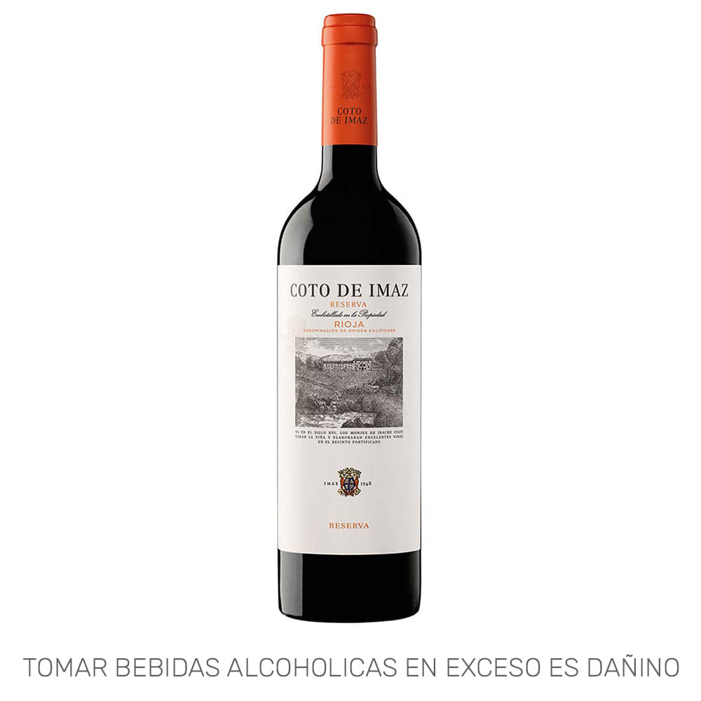Vino Tinto COTO DE IMAZ Reserva Botella 750ml Vino Tinto COTO DE IMAZ Reserva Botella 750ml