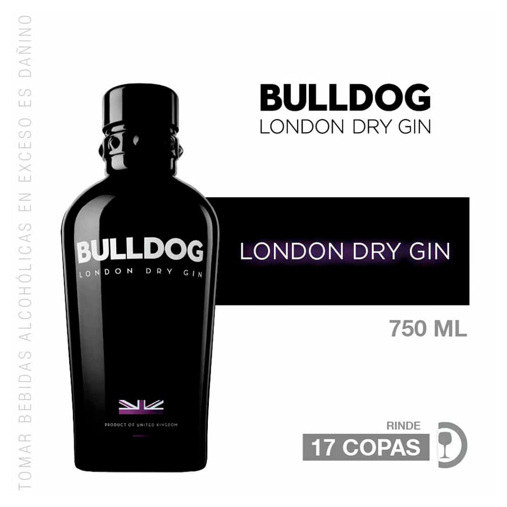 Gin BULLDOG Botella 750ml