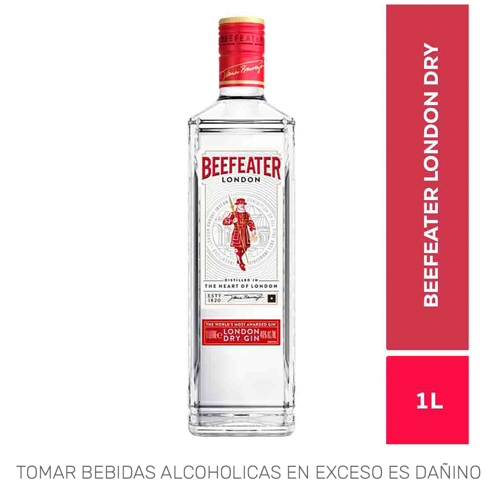 Gin BEEFEATER London Dry Botella 1L