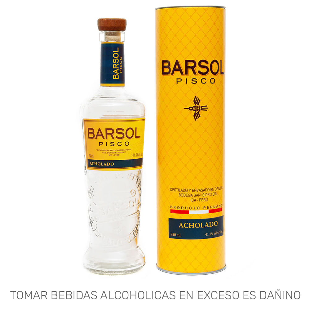 Pisco BARSOL Acholado Botella 750ml