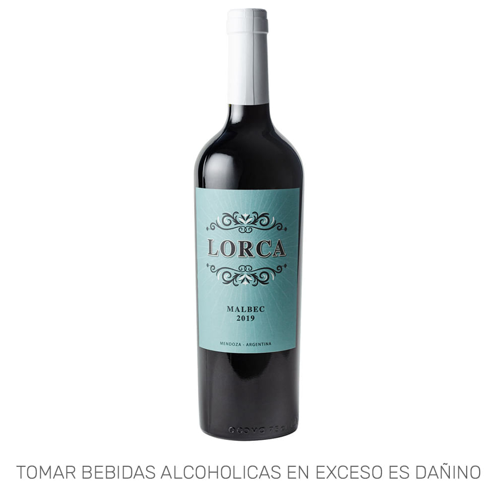 Vino Tinto MAURICIO LORCA Clásico Malbec Botella 750ml