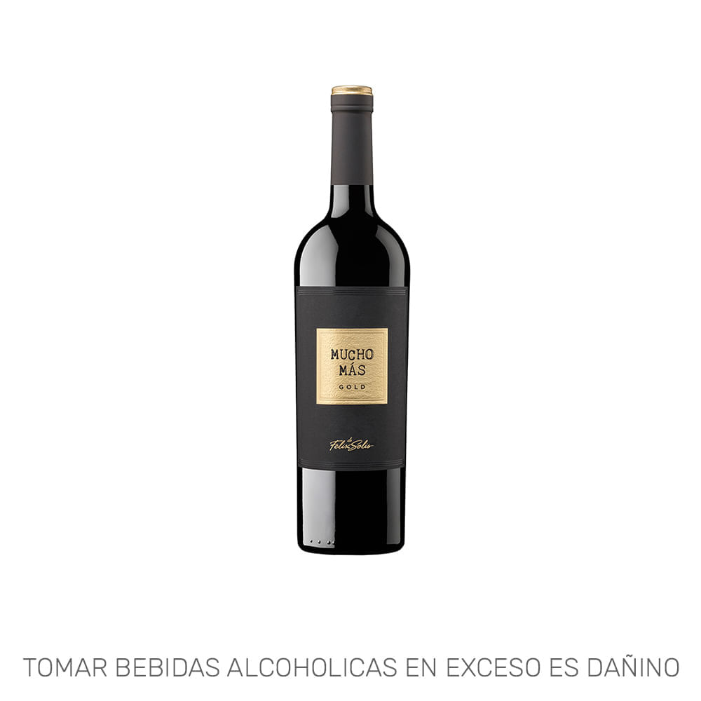 Vino Tinto MUCHO MÁS Gold Botella 750ml