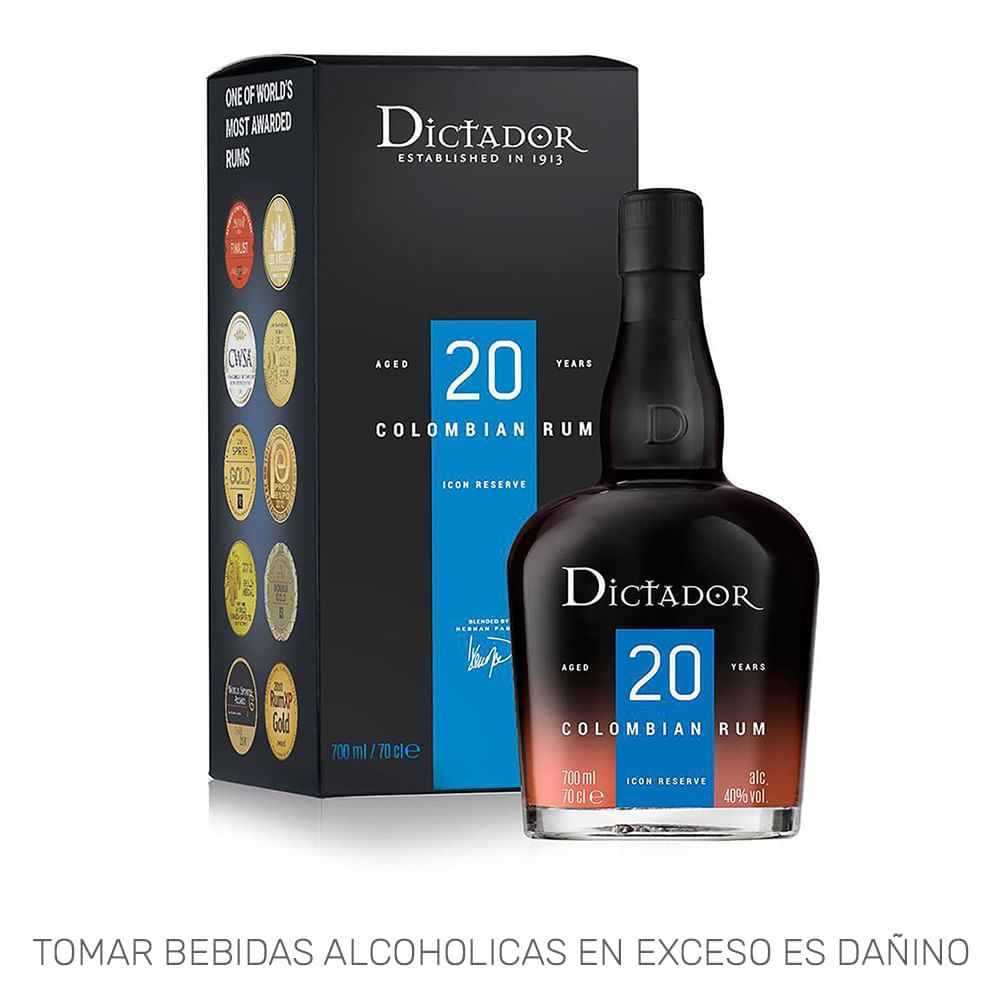 Ron DICTADOR 20 Años Botella 700ml