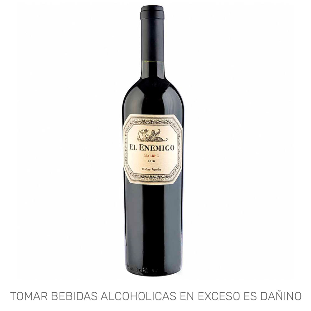 Vino Tinto EL ENEMIGO Malbec Botella 750ml