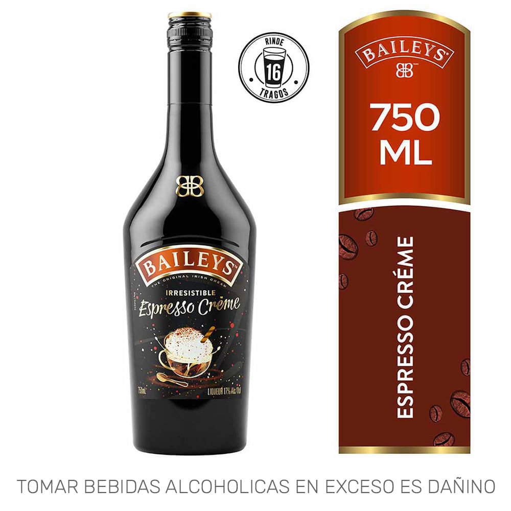 Licor de Crema BAILEYS Espresso Créme Botella 750ml