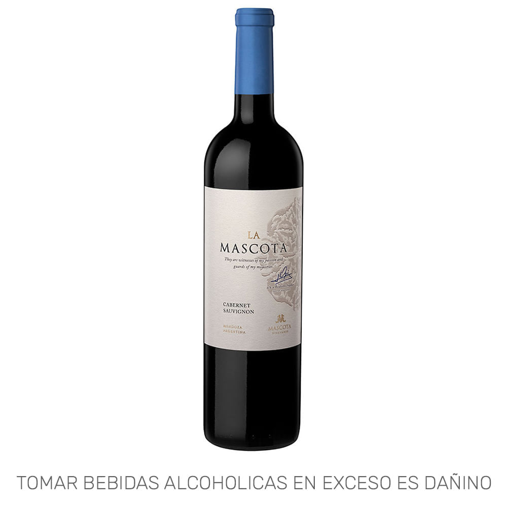 Vino Tinto LA MASCOTA Cabernet Sauvignon Botella 750ml Vino Tinto LA MASCOTA Cabernet Sauvignon Botella 750ml