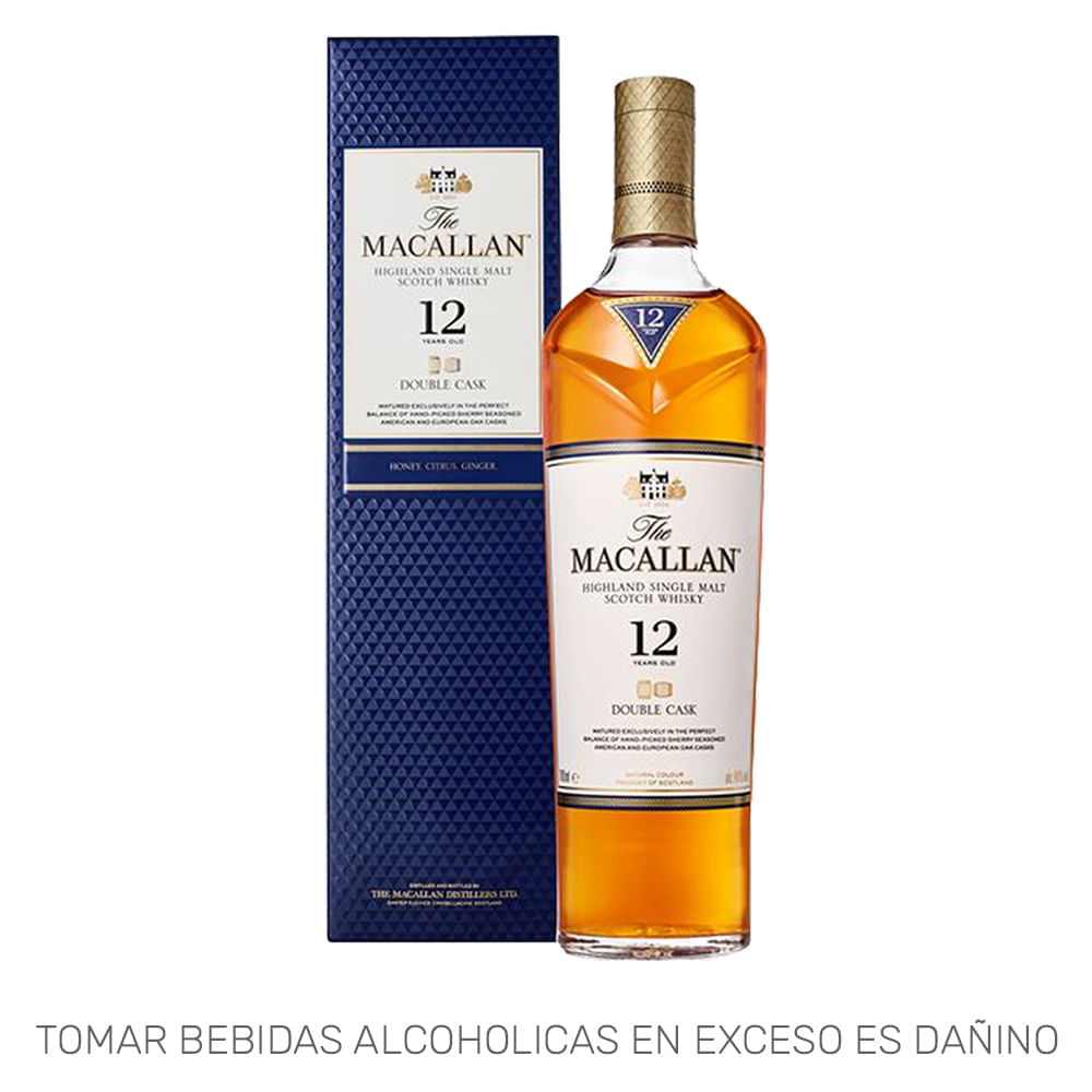Whisky THE MACALLAN Double Cask 12 Años Botella 700ml