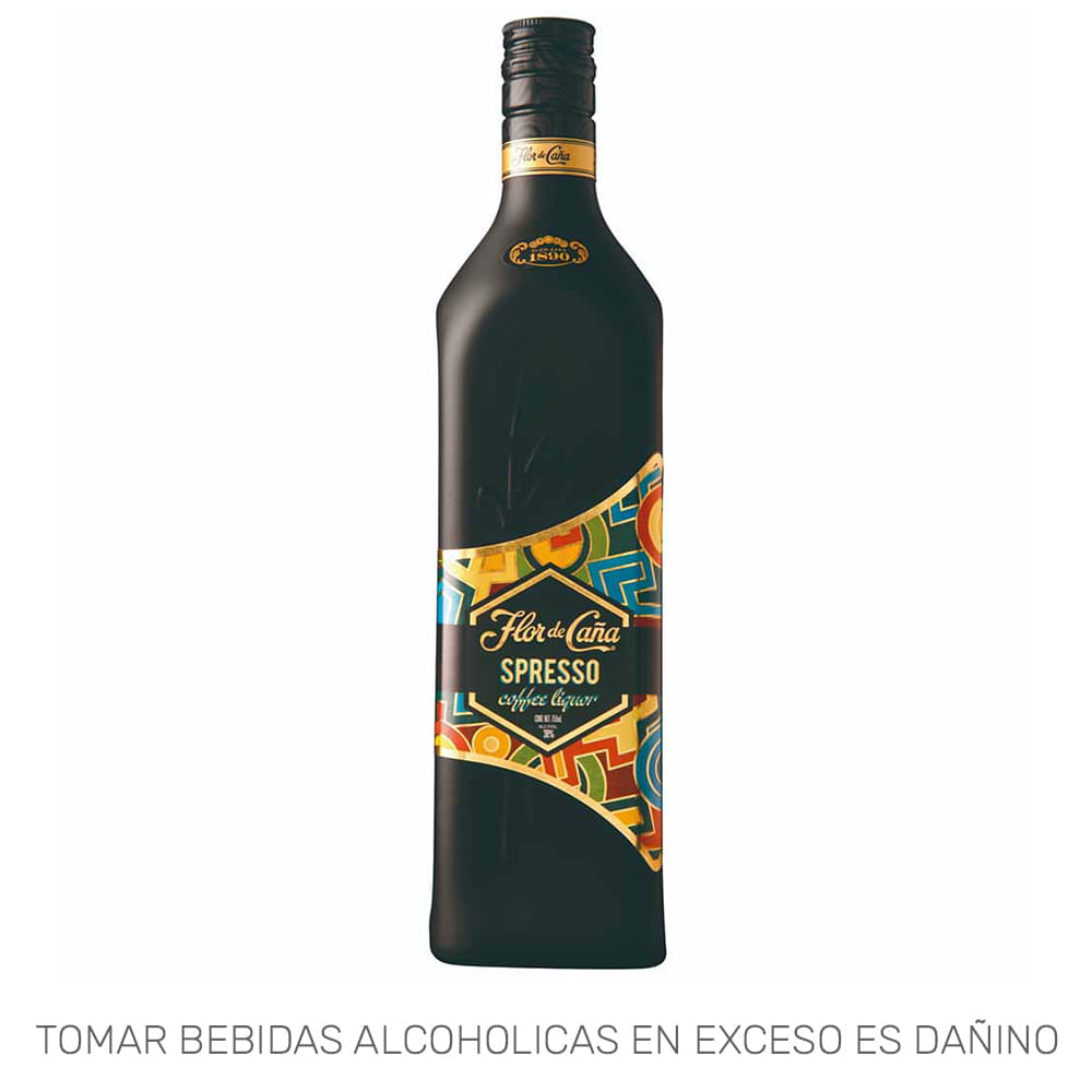 Licor de Café FLOR DE CAÑA spresso Botella 750ml Licor de Café FLOR DE CAÑA spresso Botella 750ml