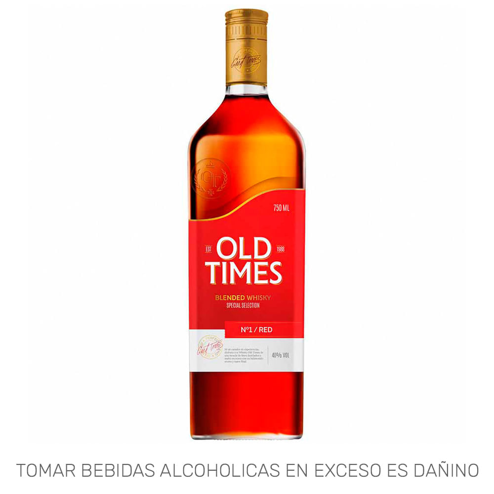 Whisky OLD TIMES Red Botella 750ml