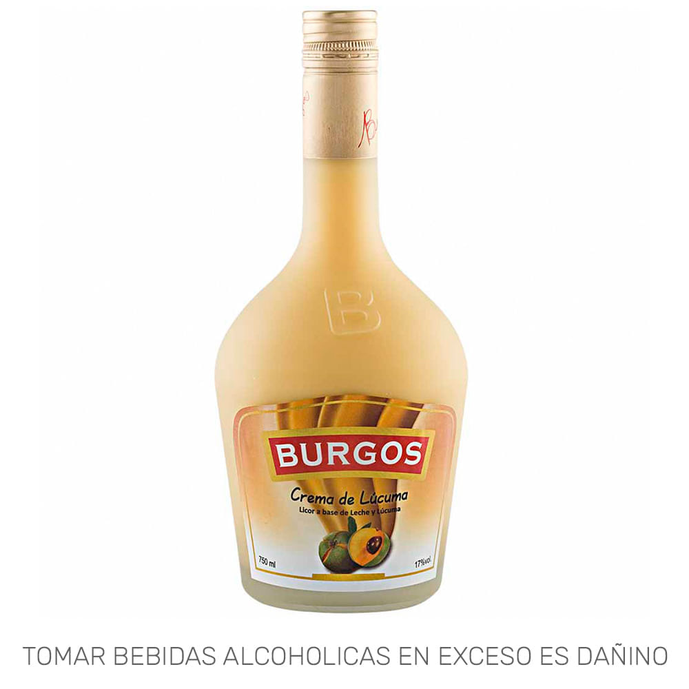 Licor de Crema BURGOS de Lúcuma Botella 750ml