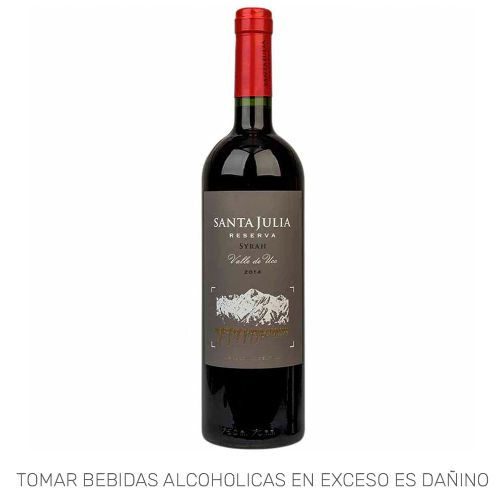 Vino Tinto SANTA JULIA Reserva Syrah Botella 750ml