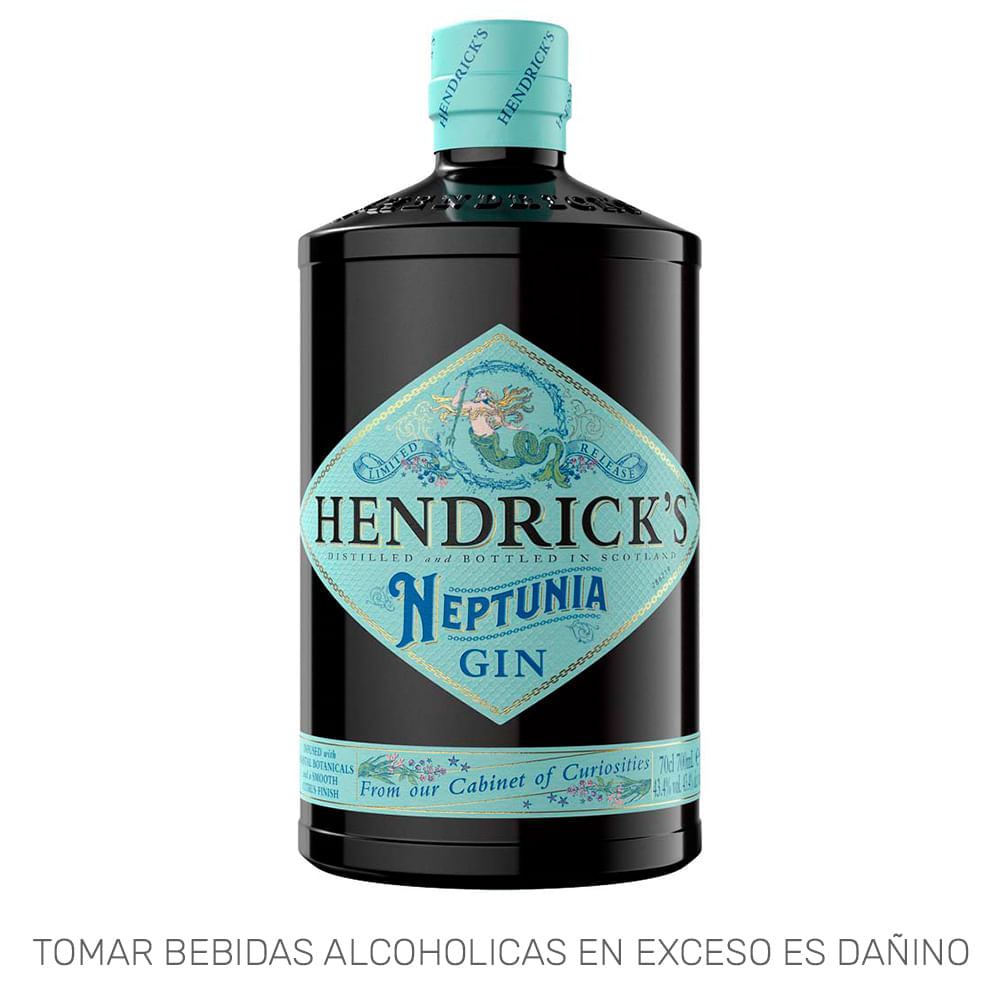 Gin HENDRICK'S Neptunia Botella 700ml Gin HENDRICK'S Neptunia Botella 700ml
