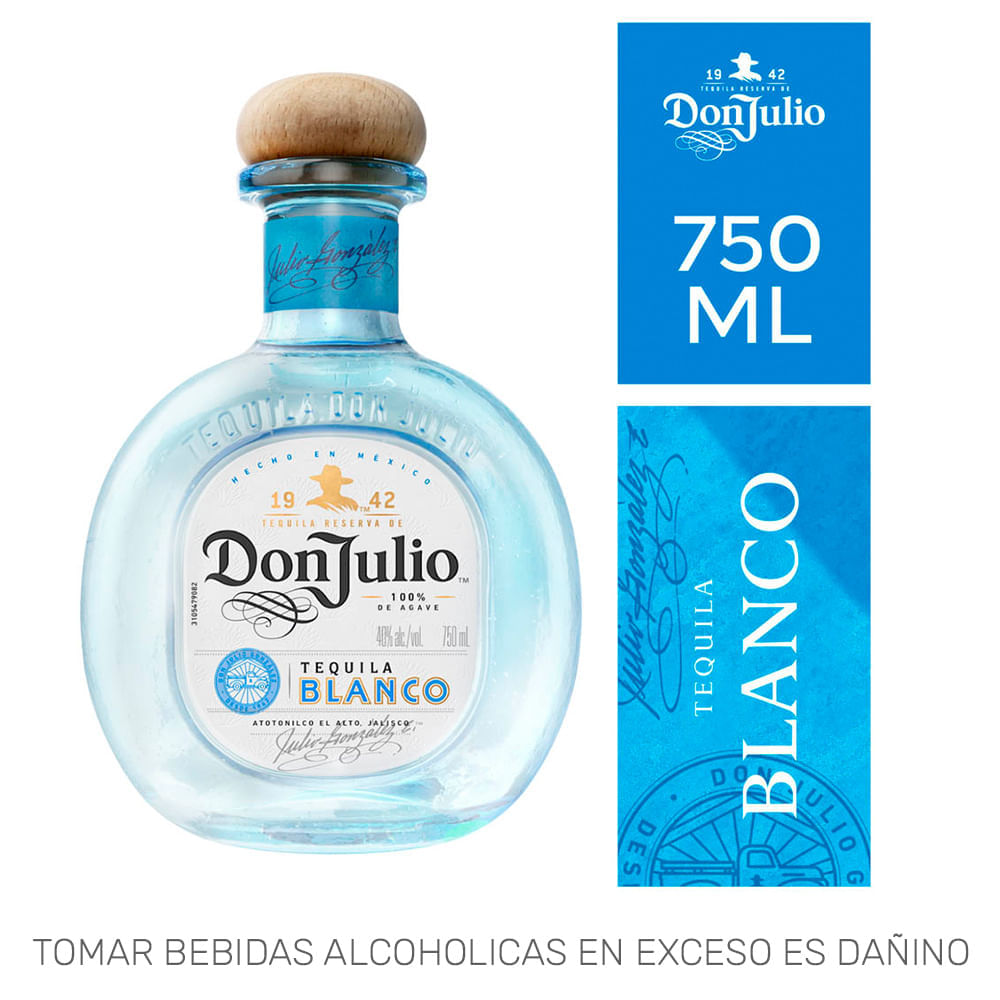 Tequila DON JULIO Blanco Botella 750ml