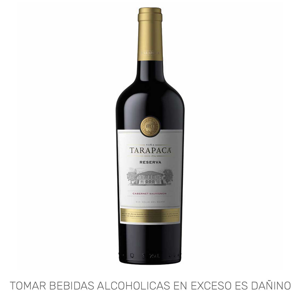 Vino Tinto TARAPACA Reserva Cabernet Sauvignon Botella 750ml