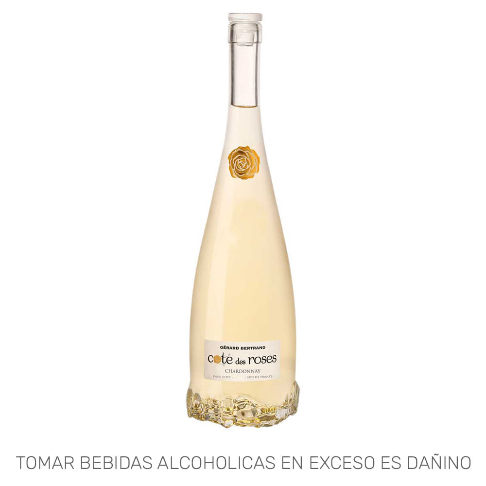 Vino Blanco COTE DES ROSES Chardonnay Botella 750ml Vino Blanco COTE DES ROSES Chardonnay Botella 750ml