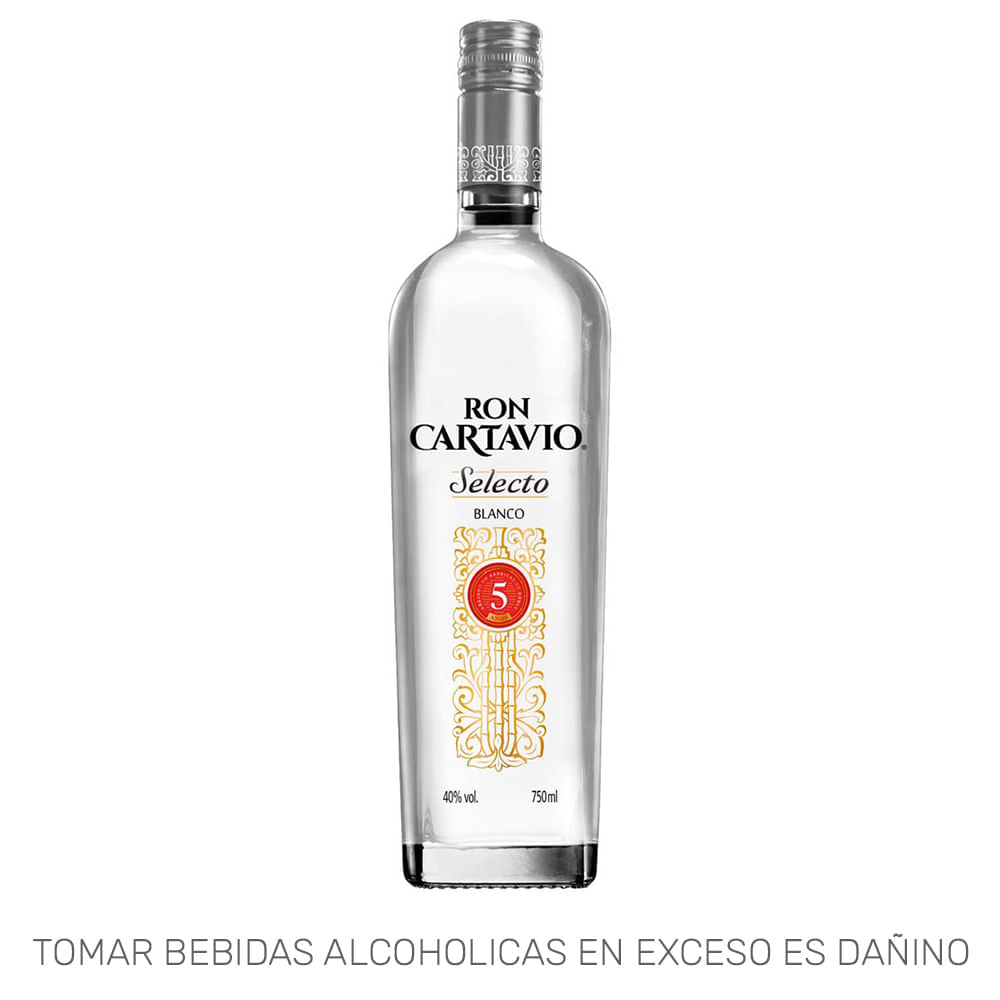 Ron CARTAVIO Selecto Blanco Botella 750ml Ron CARTAVIO Selecto Blanco Botella 750ml