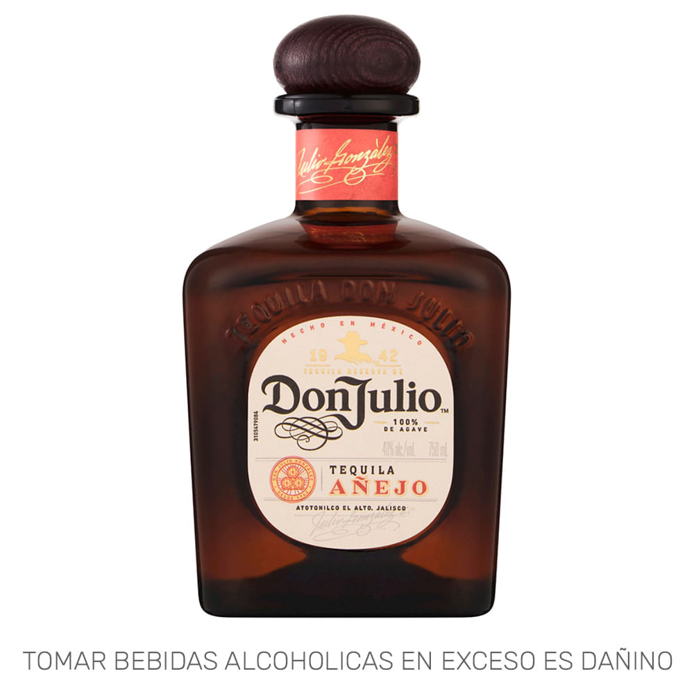 Tequila DON JULIO Añejo Botella 750ml