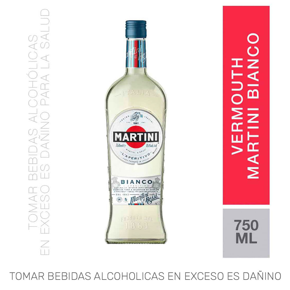 Vermouth MARTINI Bianco Botella 750ml Vermouth MARTINI Bianco Botella 750ml