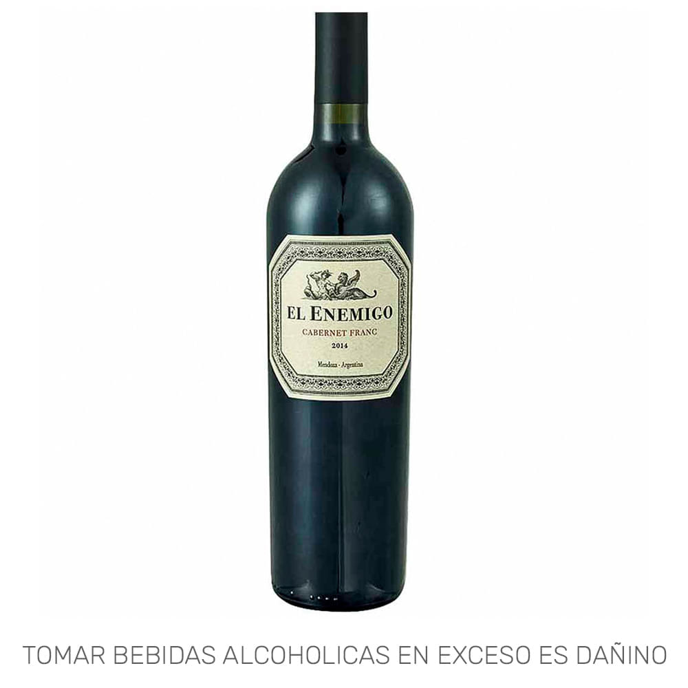 Vino Tinto EL ENEMIGO Cabernet Franc Botella 750ml